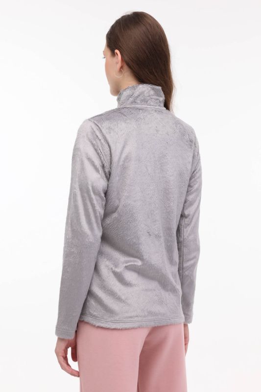 W-SD900 MAY FULL ZIP POLA GRAY Women's Fleece