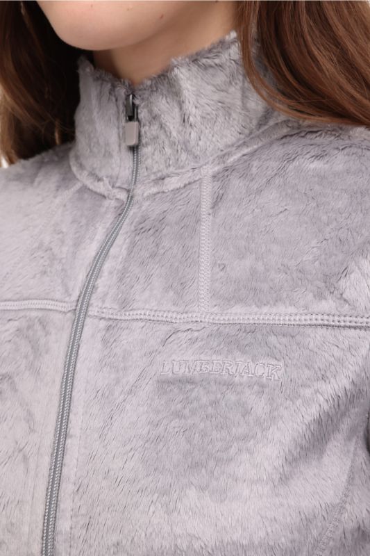 W-SD900 MAY FULL ZIP POLA GRAY Women's Fleece