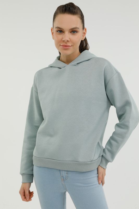 W-SDK240 RACHEL BACK PRIN A MINT Women's Sweatshirt