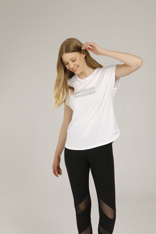 CT311 IONA MINIMAL T-SHIR White Women's Short Sleeve T-Shirt