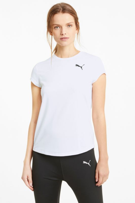 ACTIVE TEE White Women's Short Sleeve T-Shirt