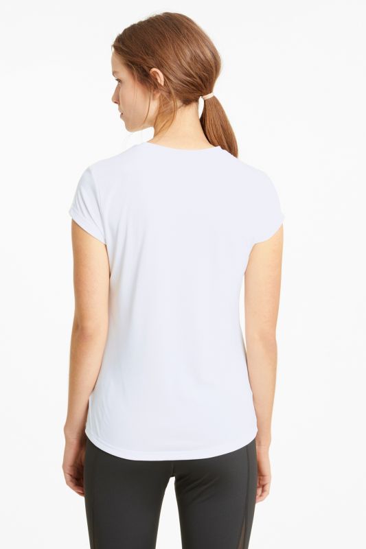 ACTIVE TEE White Women's Short Sleeve T-Shirt