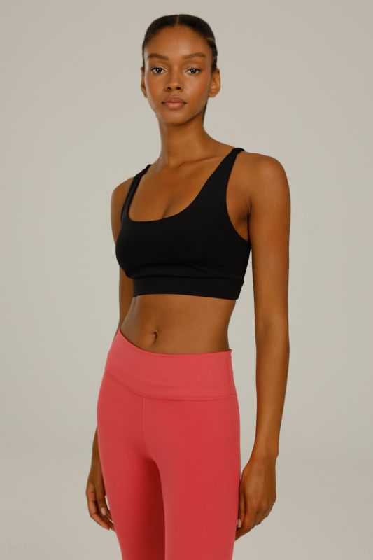 CT1004 NOVA SPORTS BRA 2F Black Women Bra