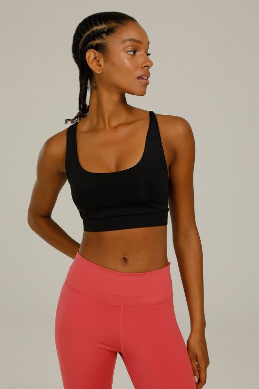 CT1004 NOVA SPORTS BRA 2F Black Women Bra