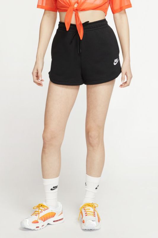 W NSW ESSNTL FLC HR SHORT Black Women's Shorts