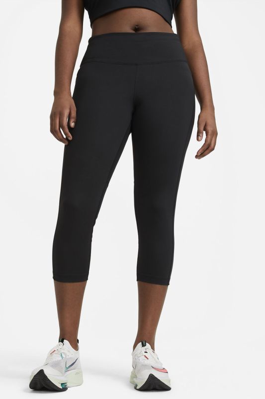 W NK DF FAST CROP Black Women's Leggings