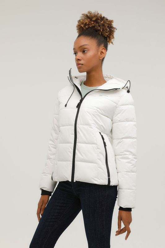 W-SN31 APRESKI COAT 2PR White Women's Short Coat