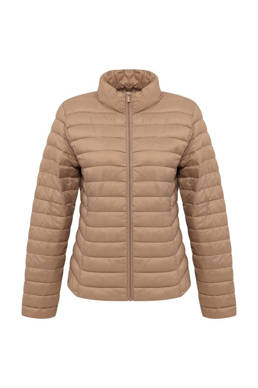 W-SN28 BASIC PADDED COAT Camel Women Coat