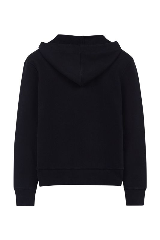 NEW BASICS W FULL ZIP HOO Black Women's Sweatshirt