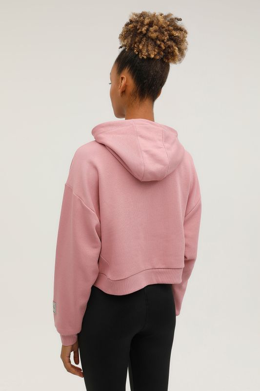 W-GF200 EVA HOODIE 2PR Pink Women's Sweatshirt