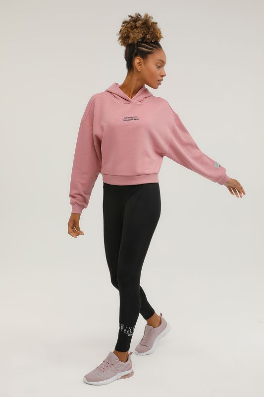 W-GF200 EVA HOODIE 2PR Pink Women's Sweatshirt