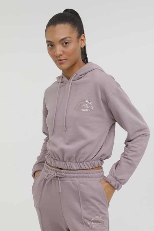 W-GF23 BENA HOODIE 2PR PASTEL PURPLE Women's Sweatshirt