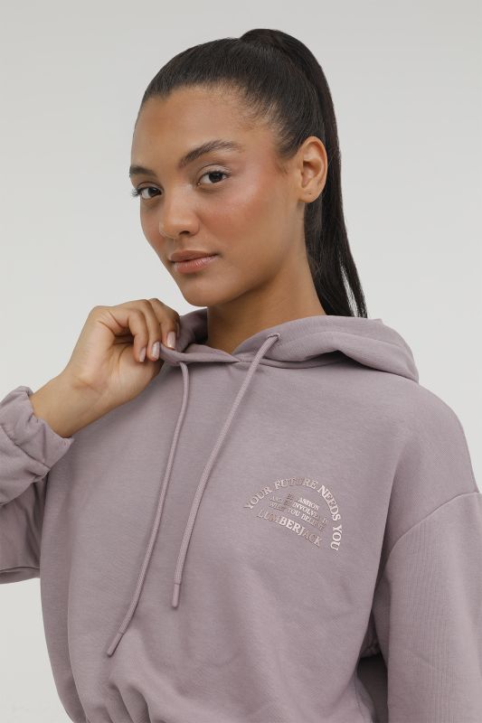 W-GF23 BENA HOODIE 2PR PASTEL PURPLE Women's Sweatshirt