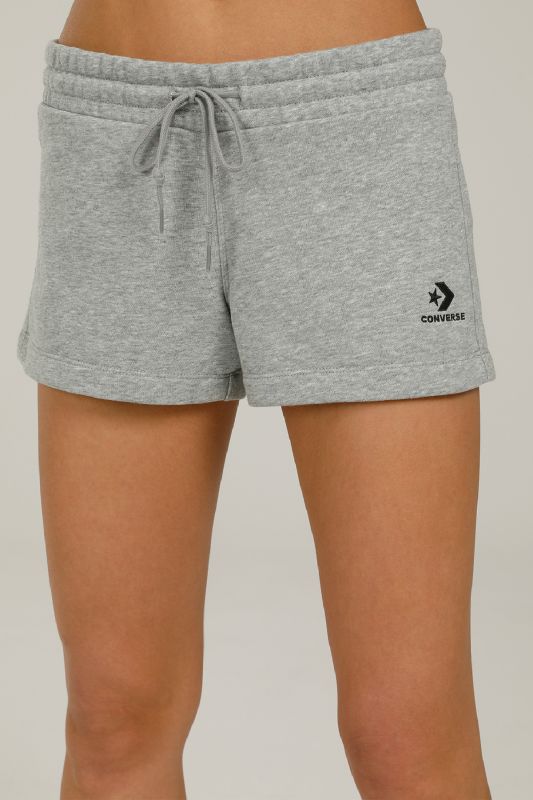 EMBROIDERED STAR CHEVRON GRAY Women's Shorts