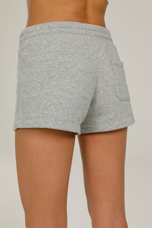 EMBROIDERED STAR CHEVRON GRAY Women's Shorts