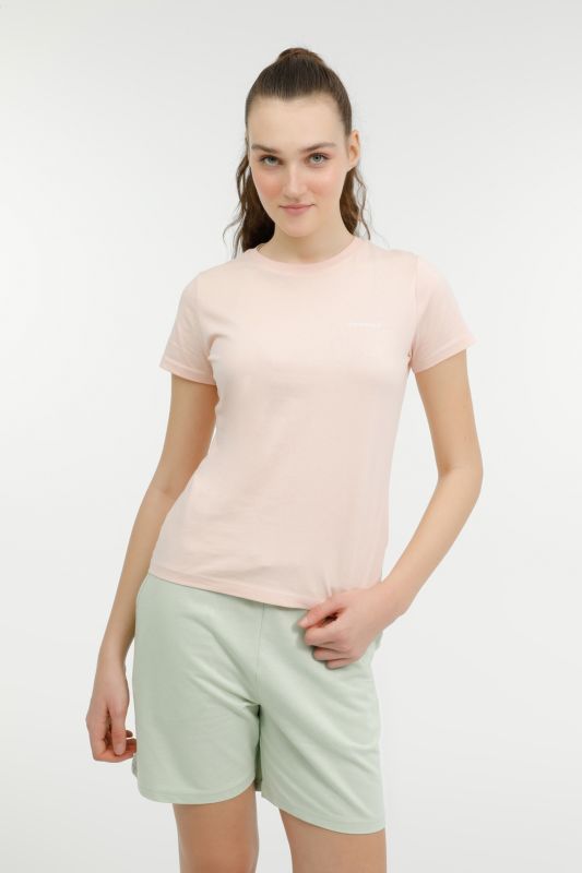 W-CT122 BASIC C NECK T-SH A SOMON Women's Short Sleeve T-Shirt