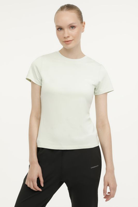 W-CT131 BASIC MODAL C NEC PASTEL GREEN Women's Short Sleeve T-Shirt