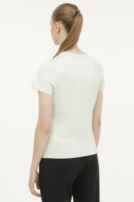 W-CT131 BASIC MODAL C NEC PASTEL GREEN Women's Short Sleeve T-Shirt