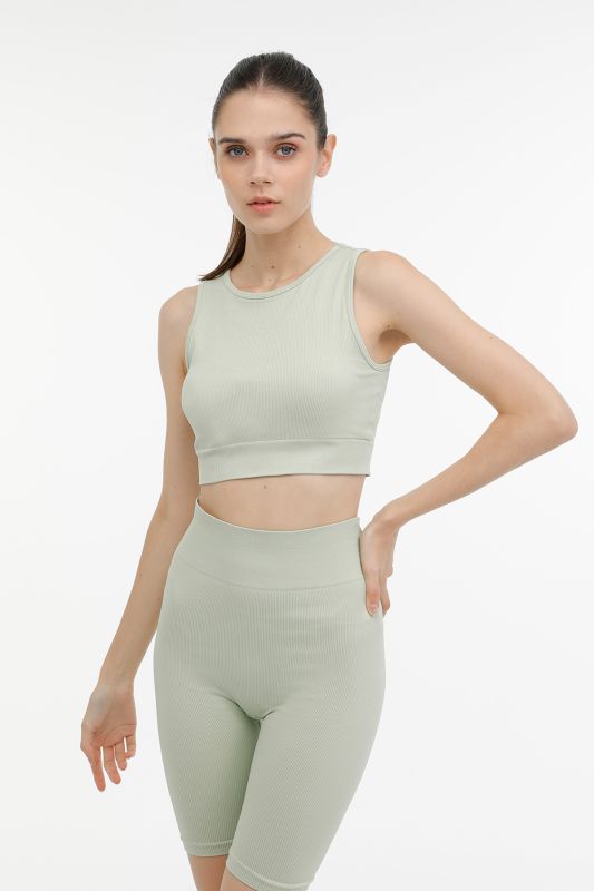 WL VETA 10OD28 3FX PASTEL GREEN Women's Tank Top