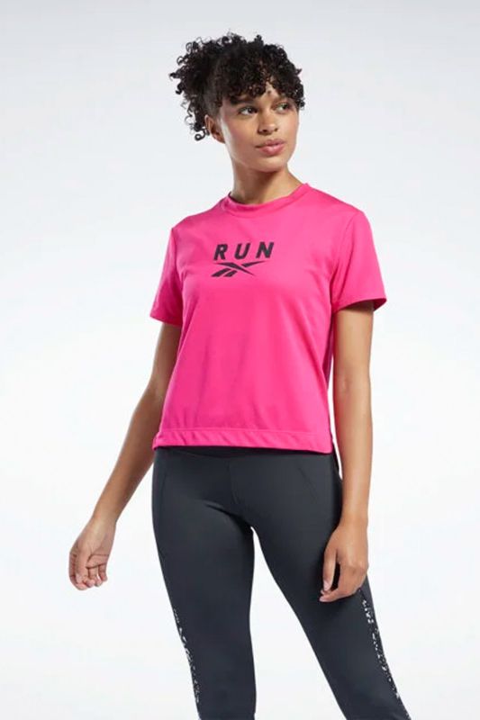 WOR Run SW Graphic Pink Women's Short Sleeve T-Shirt