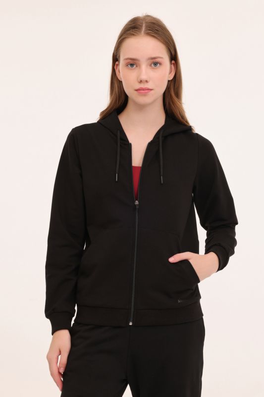 WB FULL ZIP 18SN85 3PR Black Women's Tracksuit