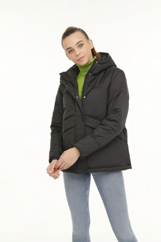 WL MONTANA 2GF737 3PR Black Women's Short Coat