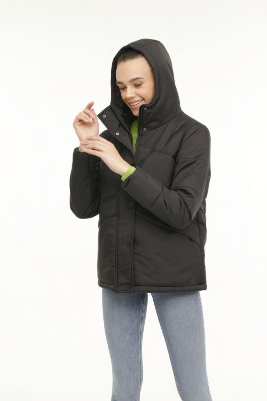 WL MONTANA 2GF737 3PR Black Women's Short Coat