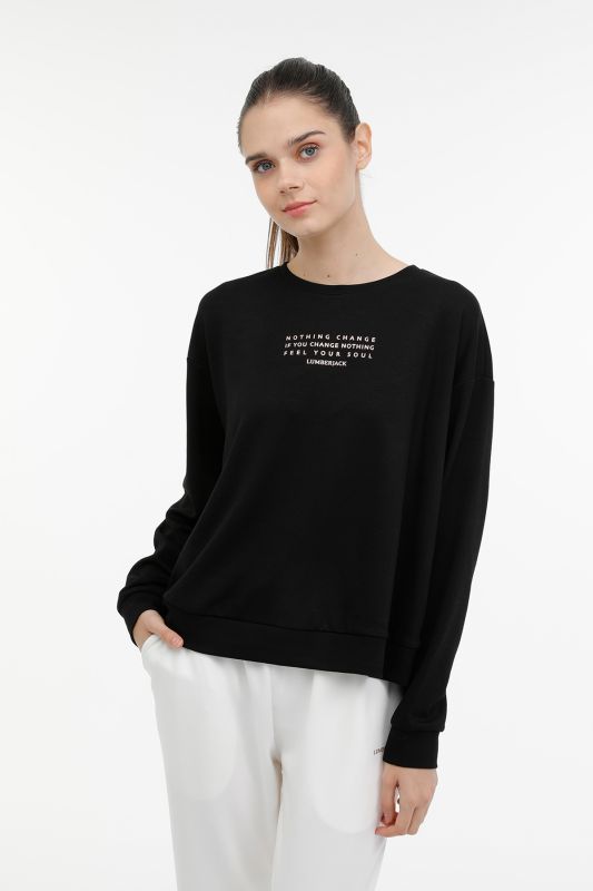 WL CARLA-B 16 3PR Black Women's Sweatshirt