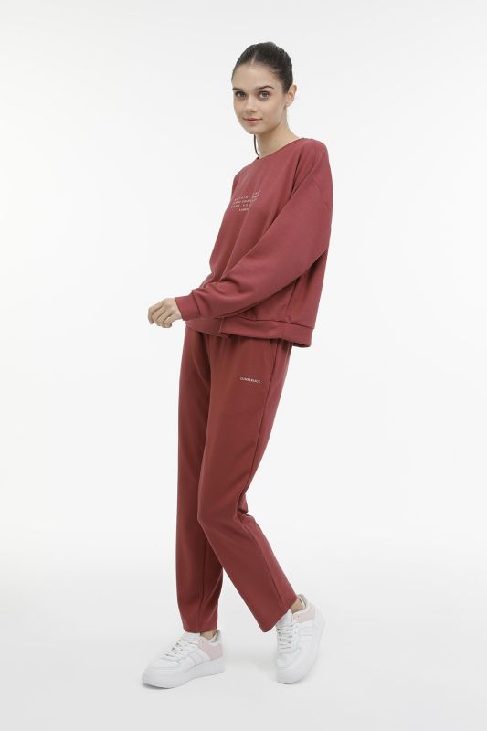 WL CARLA-B 16 3PR PASTEL BORDO Women's Sweatshirt