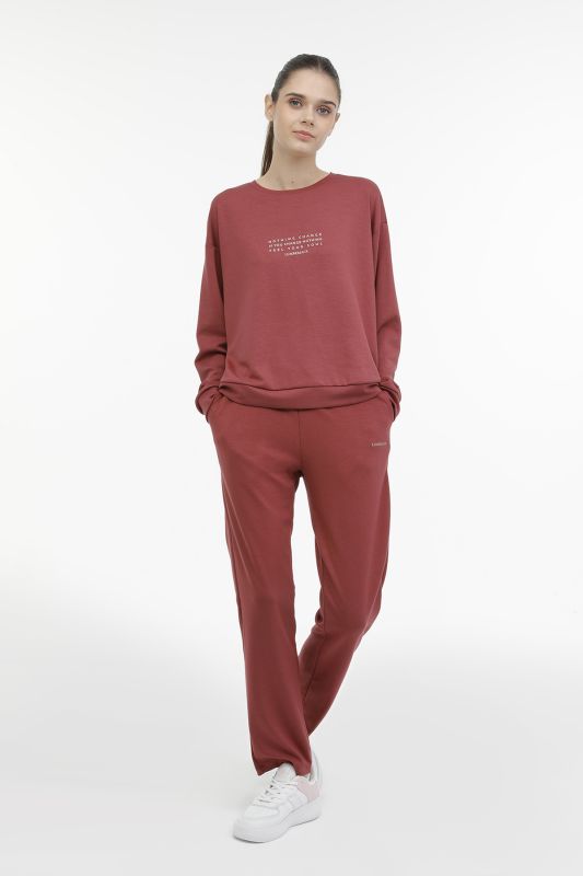 WL CARLA 22CT693 3PR PASTEL BORDO Women's Sweatpants