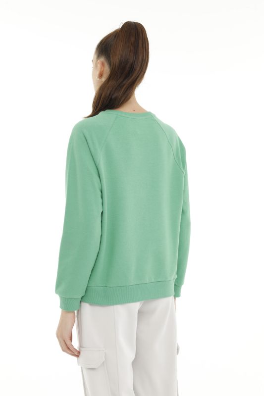 WL TRACY-N 16ES206 3PR Green Women's Sweatshirt