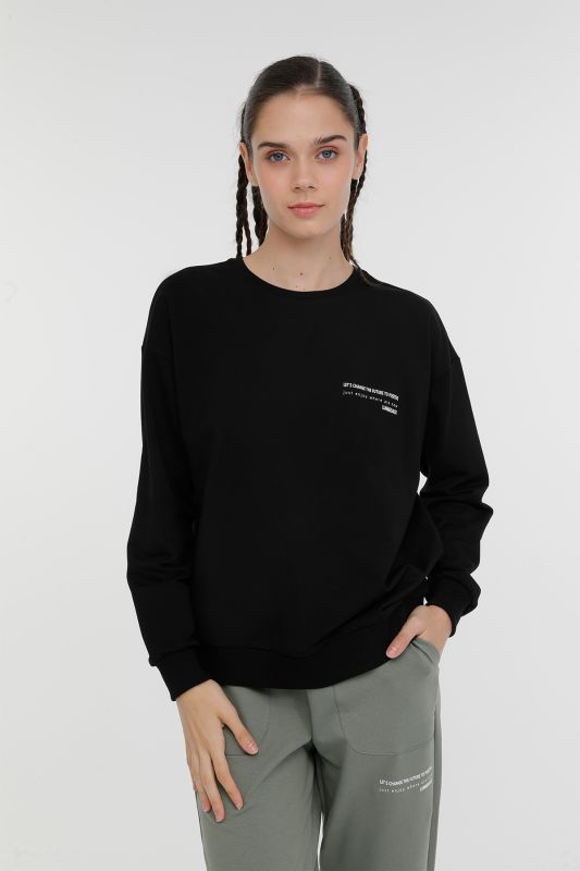 WL ANNA 16 3PR Black Women's Sweatshirt