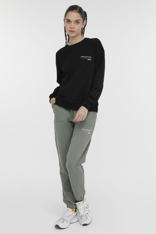 WL ANNA 16 3PR Black Women's Sweatshirt