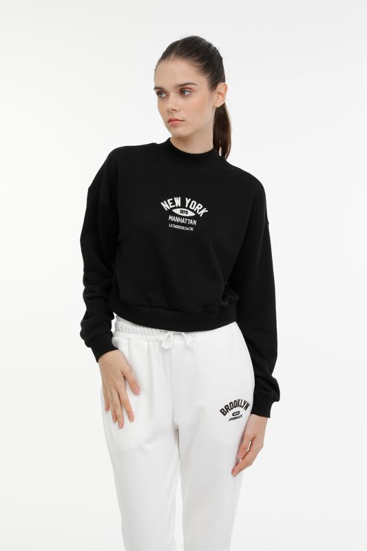 WL SOFIA-N 16GF857 3PR Black Women's Sweatshirt