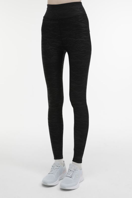 WL ALINA-AOP 26GF15 3FX Black Women's Leggings