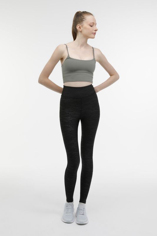 WL ALINA-AOP 26GF15 3FX Black Women's Leggings