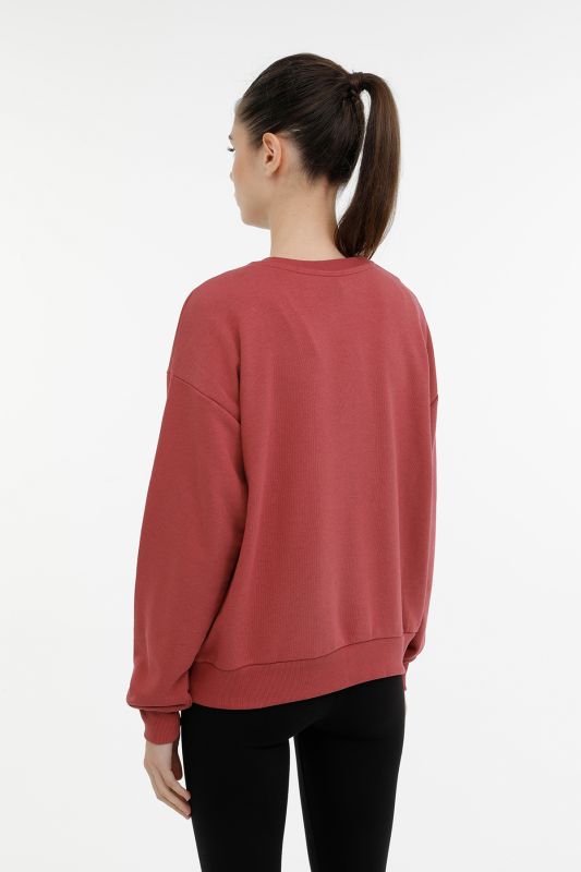 WL DELLA 16GD22 3PR PASTEL BORDO Women's Sweatshirt