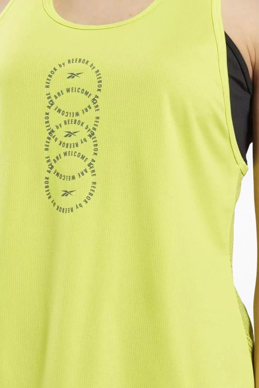 RUNNING GRAPHIC TANK Yellow Women's Tank Top