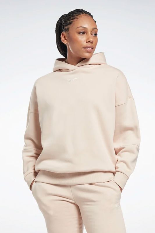 LUX OVERSIZED HOODIE Ecru Women's Sweatshirt