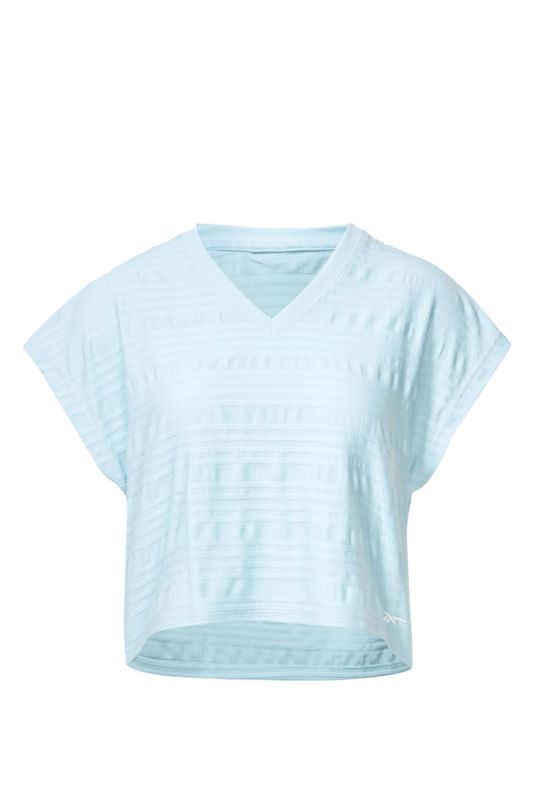 Perforated Tee Blue Women's Short Sleeve T-Shirt