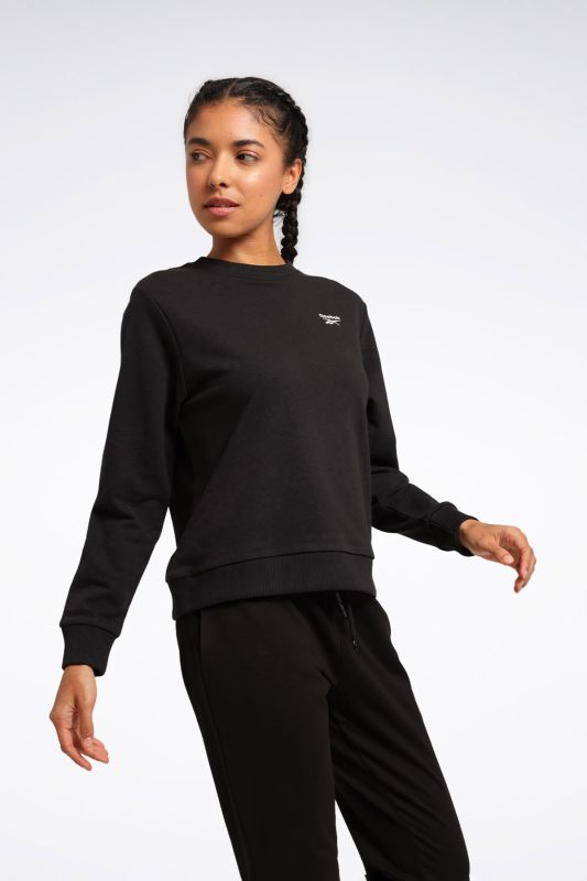 RI SL FT CREW Black Women's Sweatshirt