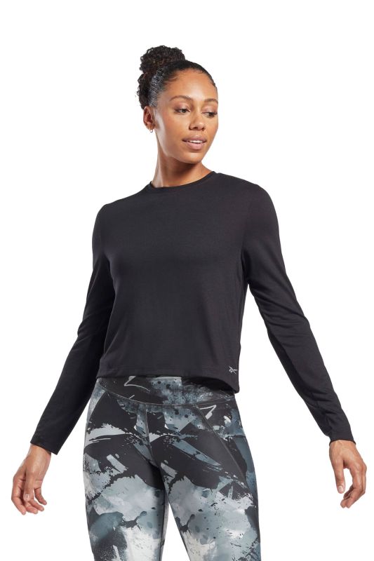 AC DREAMBLEND LS TE Black Women's Long Sleeve T-Shirt