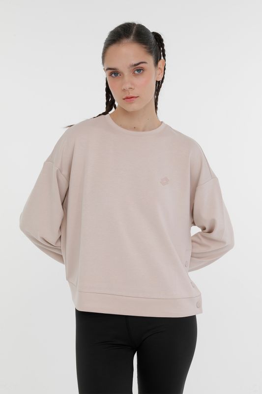 W-PASIFICO C NECK SWT 3PR Beige Women's Sweatshirt