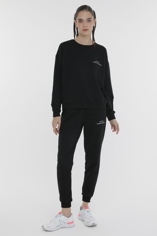 WB AURA BSC 16OV82 3PR Black Women's Sweatshirt