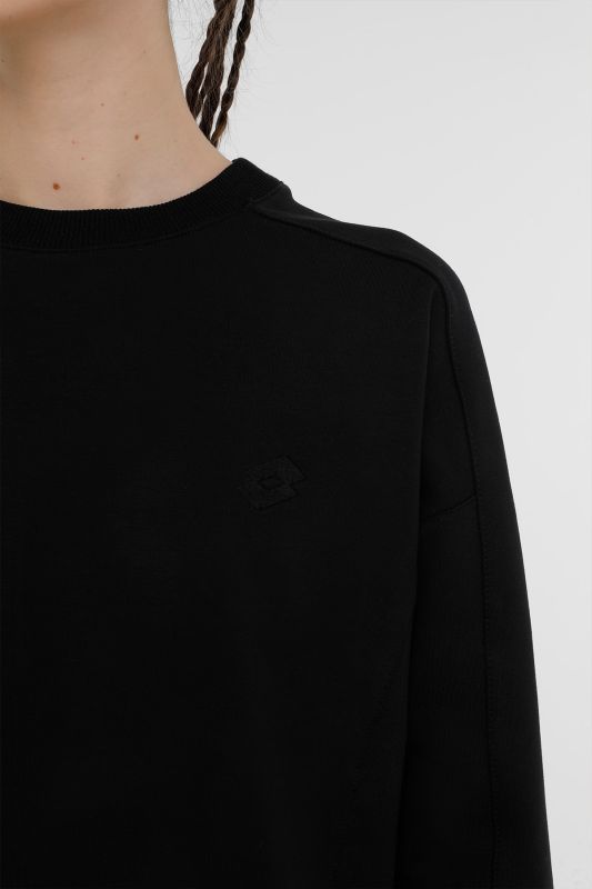 W-GIOVE C NECK SWT 3PR Black Women's Sweatshirt