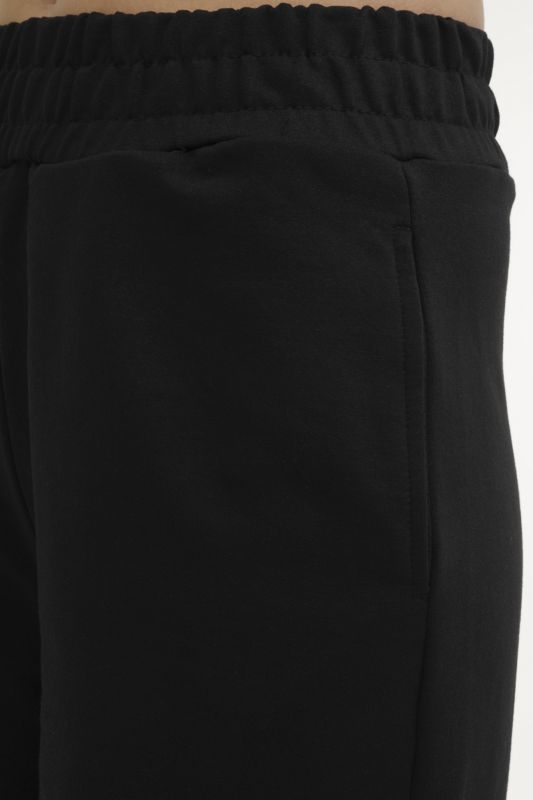 WB WIDELEG 22FN93 4FX Black Women's Sweatpants