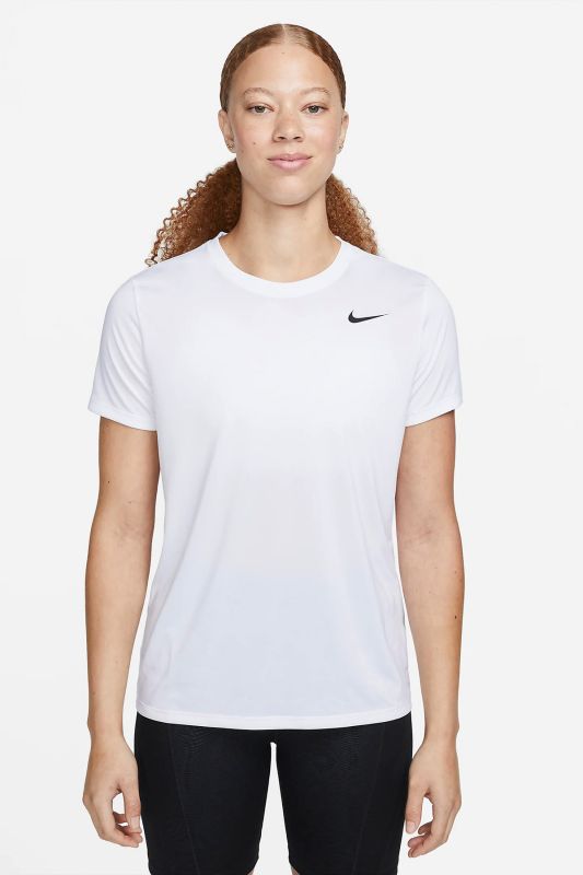 W NK DF TEE RLGD LBR White Women's Short Sleeve T-Shirt