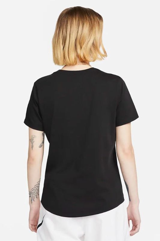 W NSW TEE CLUB Black Women's Short Sleeve T-Shirt