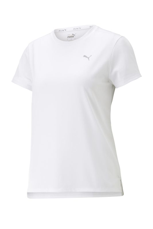 RUN FAVORITE HEATHER SS T White Women's Short Sleeve T-Shirt