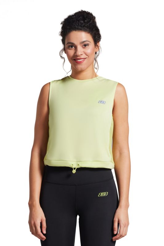 W Performance Coll. Mesh Green Women's Short Sleeve T-Shirt